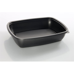 Boite un compartiment 23x17 cm pour plat chaud 900 ml 75P