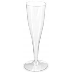 Flute de champagne monobloc cristal 10 cl 