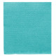 Serviette cocktail biodégradable double point 20x20 cm turquoise par 100