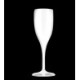 flûte à champagne incassable en SAN blanc 15 cl à l'unité