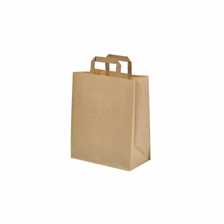Sac kraft anses plates 22X10X29 cm 50P