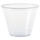 Pot dessert 25 cl plastique PET cristal transparent