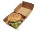 Boite burger 150X150X70 mm en carton kraft par 50 unités