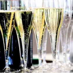 230 Flûtes de champagne cristal transparent 10 cl