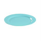 Assiette plate ronde 19 cm Turquoise 