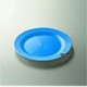 Assiette ronde réutilisable turquoise 19 cm recyclable par 12