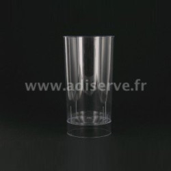 Verre long drink tubo cristal 20 cl réutilisable par 10