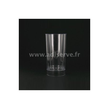 Verre long drink tubo cristal 20 cl réutilisable par 10