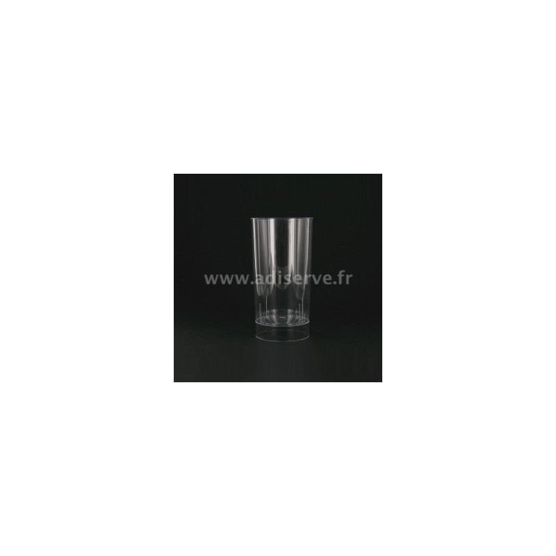 Verre long drink tubo cristal 20 cl réutilisable par 10
