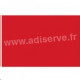 Nappe rectangulaire Paviot 1,60 x 2,40 m rouge vif