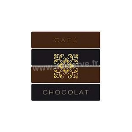 Serviette cocktail Paviot café chocolat 25 cm par 20