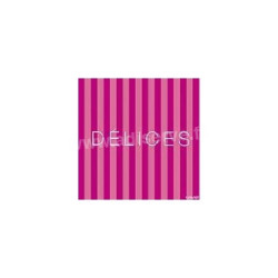 Serviette cocktail Paviot Délices fuchsia par 20