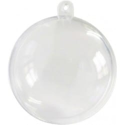 Boule transparente en plexi Ø 5 cm par 20