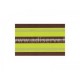 Set de Table Paviot Rayures Anis Argent par 10