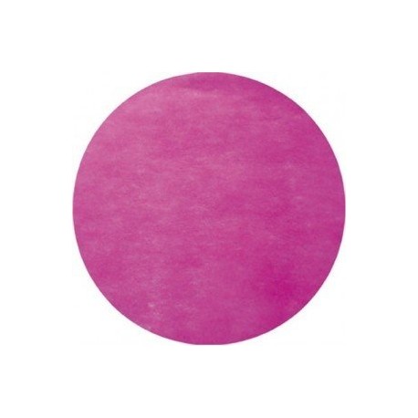Nappe ronde intissé diamètre 240 cm couleur fuschia