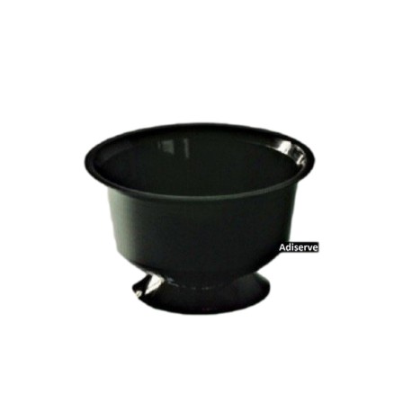 Coupe plastique jetable rigide noire