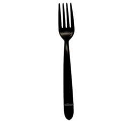 Fourchette Eugeni design rigide noire par 20