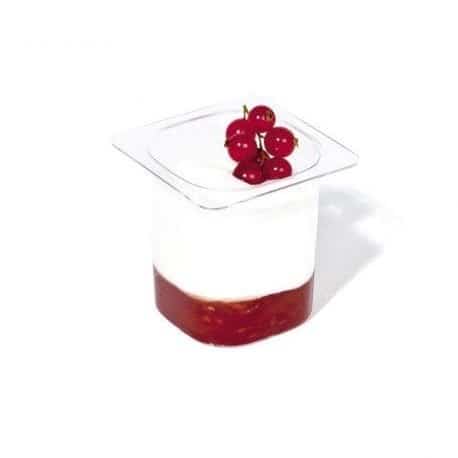 Verrine pot de ya'ourt réutilisable et recyclable