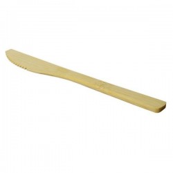 Couteau biodégradable en bois de bambou 