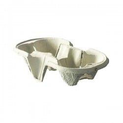Porte gobelets biodégradable en cellulose 