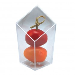 Verrine forme losange 48 ml PS cristal par 20