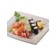 Assiette biodégradable carrée 26 cm en fibre par 50