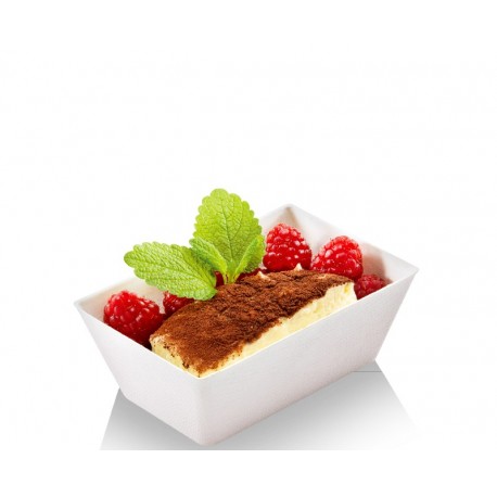 Ravier rectangulaire 230 ml en fibres de canne à sucre par