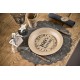 Set dentelle rond 35 cm ardoise par 10