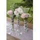 Guirlande décorative perles blanches sur vases
