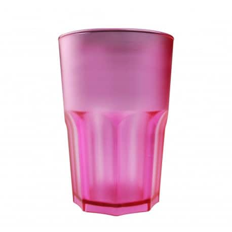 Verre réutilisable granity SAN fuchsia 425cc par 5 