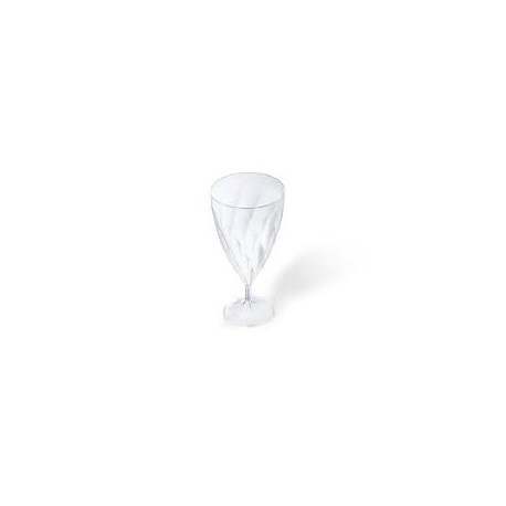 Verre à eau effet torsadé transparent par 6