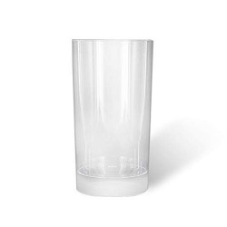 Verre long drink tubo cristal 20 cl réutilisable par 10