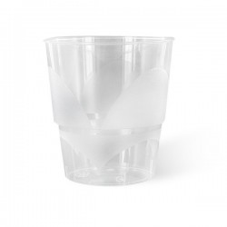 Verre club réutilisable cristal plastique recyclable par 20