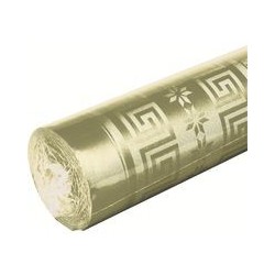 Nappe rouleau papier damassé 1.20 X 6m Or