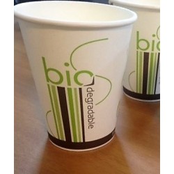 Gobelets décor biodégradable et compostable 18 cl 