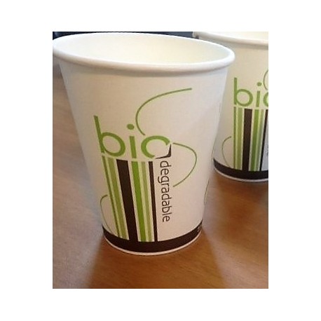 Gobelets décor biodégradable et compostable 18 cl 