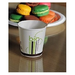 Gobelet décor bio 10 cl biodégradable et compostable par 50