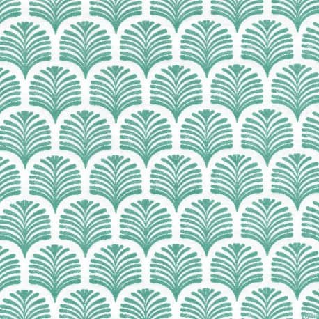 serviette cocktail palmette vert