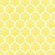 serviette cocktail palmette jaune