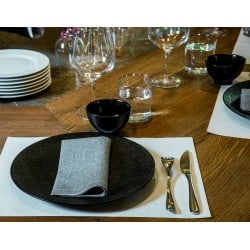 Set de table Paviot lin bio sourcé par 10