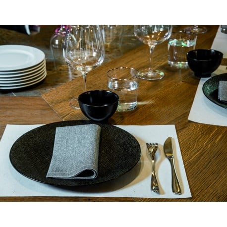 Set de table Paviot lin bio sourcé par 10