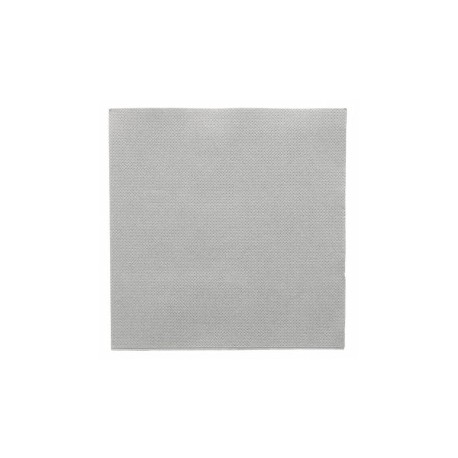 Serviette double point 33x33 cm grise par 50