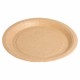 Assiette carton bio-laqué 22 cm recyclable et biodégradable