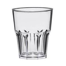 Verrine plastique high cup transparente 6.5 cl par 20-Adiserve