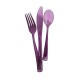 Ménagère 18 couverts réutilisables et recyclables- Violet