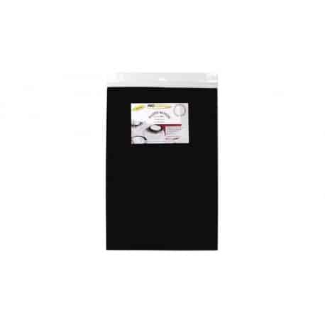 Nappe papier jetable ronde noire en intissé diamètre 2.40 m