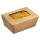 Boite snacking carton kraft 500 ml recyclable par 50