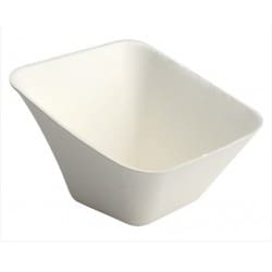 Verrine biodégradable biseautée en fibres végétales