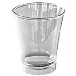Verre évasé transparent de 25 cl par 10