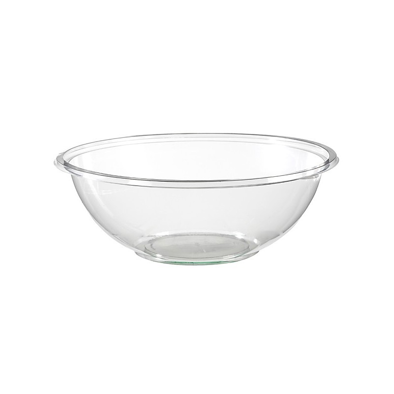 Saladier transparent 1.5 L plastique réutilisable par 50-Adiserve